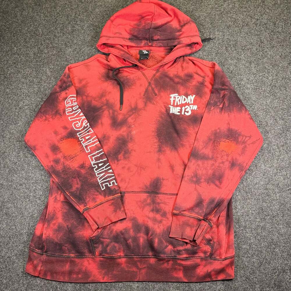 Friday the 13th Camp Crystal Lake Tie-Dye Pullover Hoodie